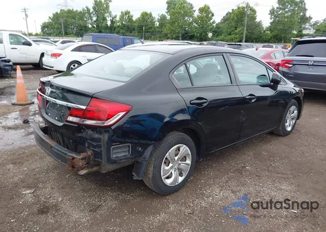 2013 Honda Civic Lx z USA, uszkodzony, nr VIN 2HGFB2F59DH301789